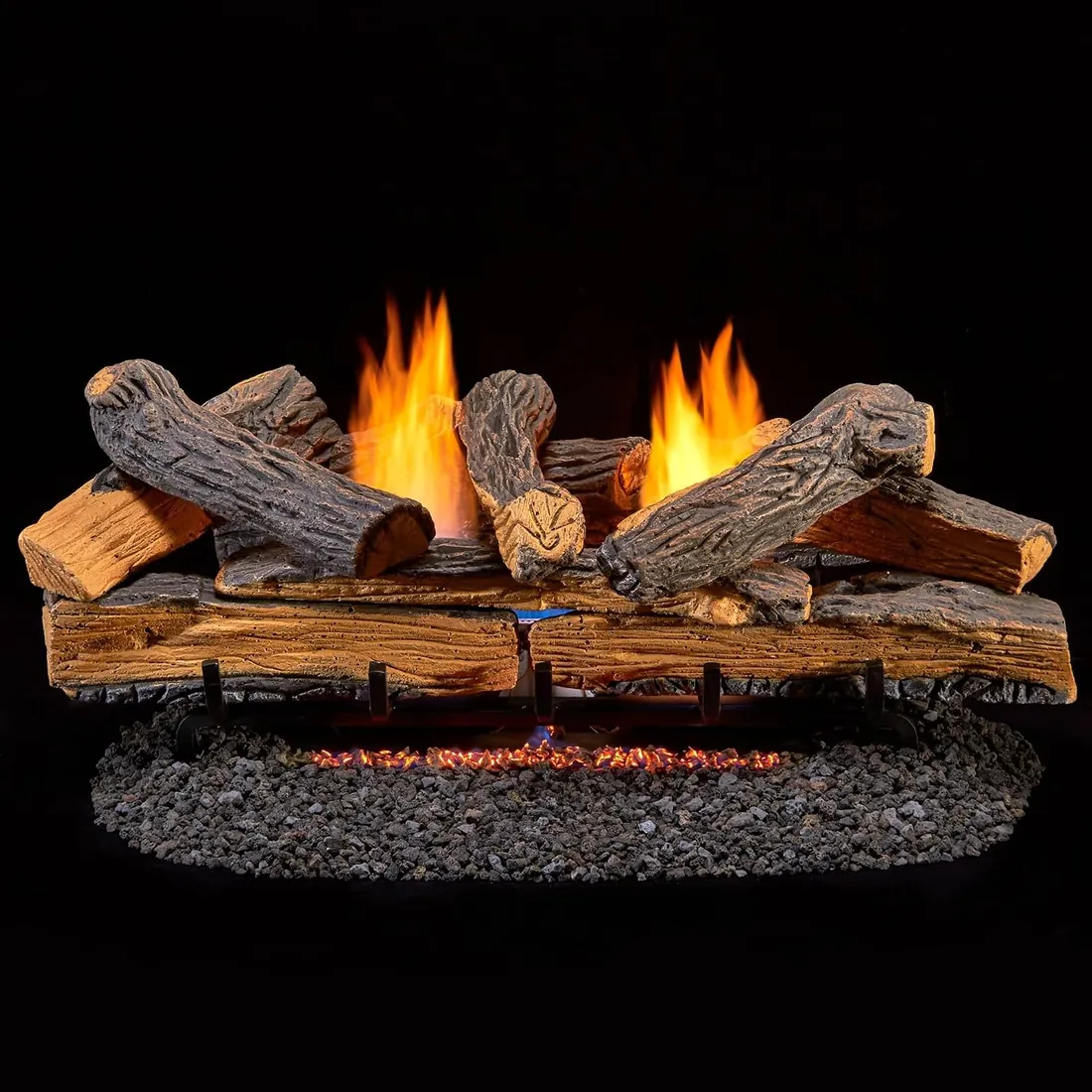 Duluth Forge DLS-30R-1 Dual-Fuel Vent-Free Gas Log Set